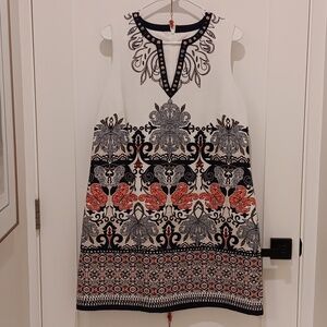 NWT, Laundry by Shelli Segal Embellished Shift Dress